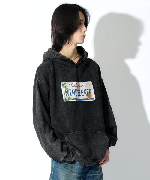 mindseeker（マインドシーカー）の「Number Plate Light Hoodie（パーカー・メンズ・ブラック/パープル/グレー・M/XL/L）」の21枚目の写真