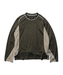 【ANDER ATLTC / アンダー】LONG SLEEVE WOO TEE ロングスリーブウールＴシャツ