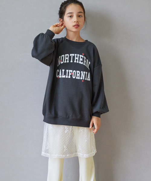 coca(coca)(コカ)の「キッズ チュールスカートレイヤードパンツ(その他パンツ・キッズ・アイボリー/ブラック・150/140/120/130)」の10枚目の写真