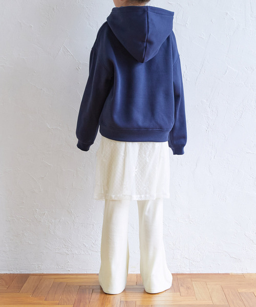 coca(coca)(コカ)の「キッズ チュールスカートレイヤードパンツ(その他パンツ・キッズ・アイボリー/ブラック・150/140/120/130)」の12枚目の写真