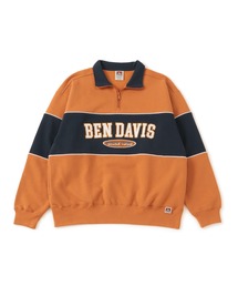 BEN DAVIS(�x���f�C�r�X)��BENDAVIS�ʒ�PLAYERS HALFZIP�v���I�[�o�[(T�V���c/�J�b�g�\�[)