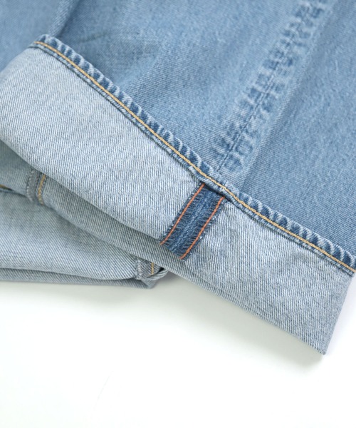 OMNIGOD（オムニゴッド）の「[OMNIGOD womens / オムニゴッド] 10ozデニム 5Pハンギングパンツ（サロペット/オーバーオール・レディース・ライトインディゴブルー・FREE）」の14枚目の写真