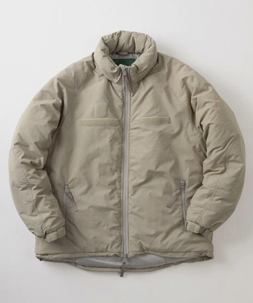 HOUSTON（ヒューストン）の「【86】【HOUSTON/ヒューストン】ミリタリースペック LEVEL7 COLD PARKA JKT/ ナイロンスタンドブルゾン/撥水（ミリタリージャケット・メンズ・オリーブ/ブラック/ブラウン/ライトグレー/オリーブ系/ブラック系/ライトグレー系・M/L/XL）」の4枚目の写真