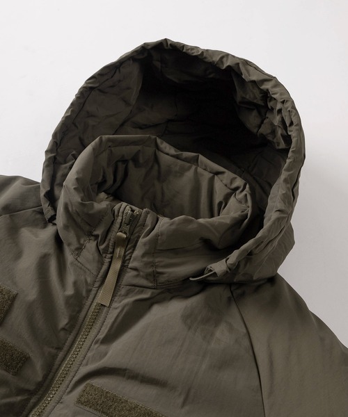 HOUSTON（ヒューストン）の「【86】【HOUSTON/ヒューストン】ミリタリースペック LEVEL7 COLD PARKA JKT/ ナイロンスタンドブルゾン/撥水（ミリタリージャケット・メンズ・オリーブ/ブラック/ブラウン/ライトグレー/オリーブ系/ブラック系/ライトグレー系・M/L/XL）」の9枚目の写真
