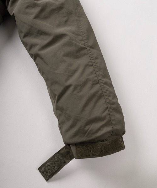 HOUSTON（ヒューストン）の「【86】【HOUSTON/ヒューストン】ミリタリースペック LEVEL7 COLD PARKA JKT/ ナイロンスタンドブルゾン/撥水（ミリタリージャケット・メンズ・オリーブ/ブラック/ブラウン/ライトグレー/オリーブ系/ブラック系/ライトグレー系・M/L/XL）」の8枚目の写真