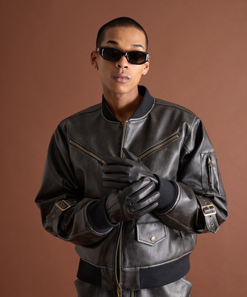 ANDER HUNK(アンダーハンク)の「Lamb Lether Gloves/ラムレザーグローブス(手袋・メンズ・ブラック・FREE)」の7枚目の写真