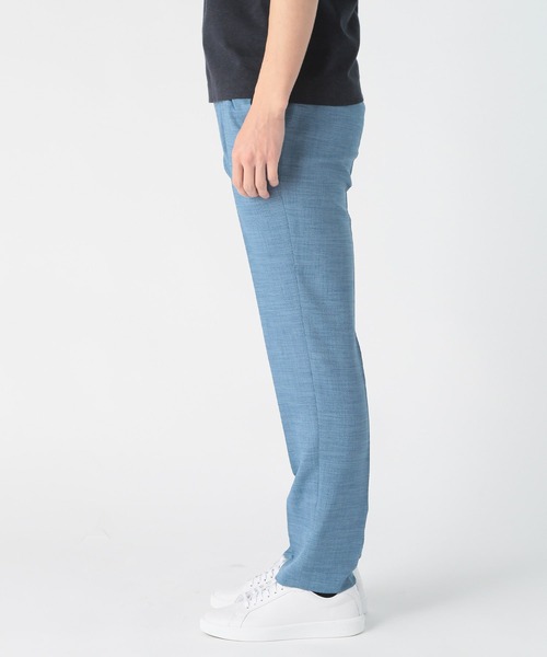 CROWDED CLOSET（クラウデッドクローゼット）の「Reflax スラブツイルスラックスパンツ（スラックス・メンズ・ブルー/チャコールグレー/ネイビー・01/02/03/04）」の4枚目の写真