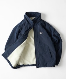 Adoon plain(Ah[v[)ADDED STAND NECK BOA BLOUSON / X^hlbN{Aȃu](u])