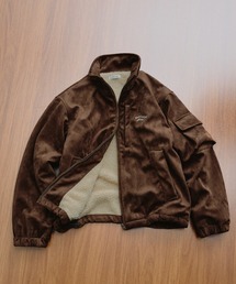 kutir（クティール）の「ADDED STAND NECK BOA BLOUSON / スタンドネック裏ボア中綿ブルゾン 【NEW COLOR】（ブルゾン）」