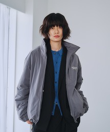 Adoon plain(Ah[v[)ADDED STAND NECK BOA BLOUSON / X^hlbN{Aȃu](u])