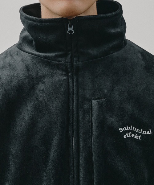 Adoon plain(アドーンプレーン)の「ADDED STAND NECK BOA BLOUSON / スタンドネック裏ボア中綿ブルゾン 【NEW COLOR】(ブルゾン・メンズ・ブラック/ネイビー/チャコールグレー/ベージュ・MEDIUM/LARGE/SMALL)」の18枚目の写真