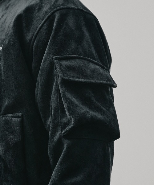 Adoon plain(アドーンプレーン)の「ADDED STAND NECK BOA BLOUSON / スタンドネック裏ボア中綿ブルゾン 【NEW COLOR】(ブルゾン・メンズ・ブラック/ネイビー/チャコールグレー/ベージュ・MEDIUM/LARGE/SMALL)」の20枚目の写真