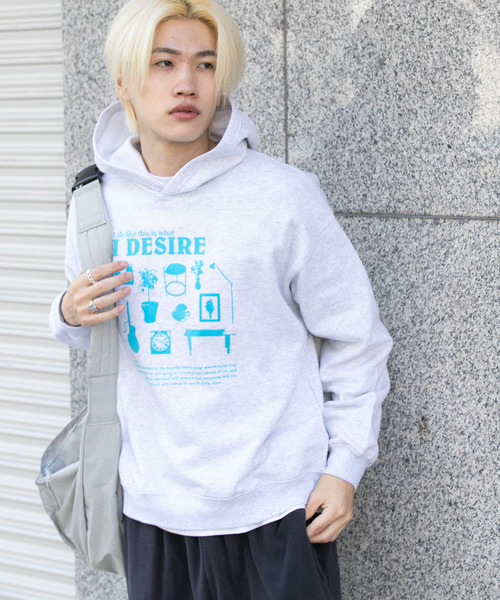SENSE OF PLACE by URBAN RESEARCH（センスオブプレイスバイアーバンリサーチ）の「Furniture Graphic hoodie（パーカー・メンズ・グレー/ネイビー/ブラック・MEDIUM/LARGE）」の6枚目の写真