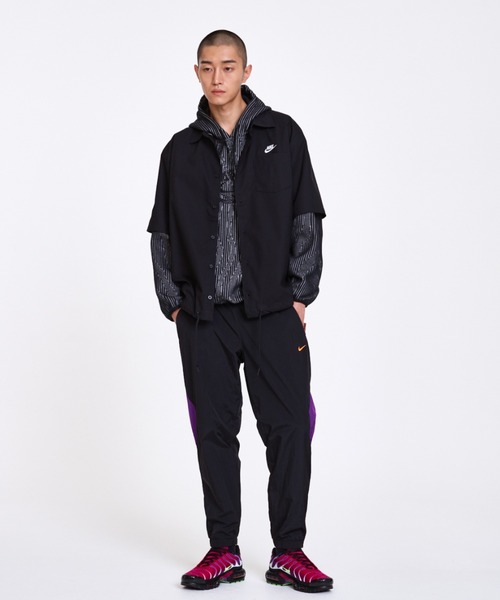 NIKE（ナイキ）の「ナイキ クラブ メンズ ショートスリーブ オックスフォード ボタンアップ シャツ / Nike Club Men's Short-Sleeve Oxford Button-Up Shirt FN3903-010 Black（シャツ/ブラウス・メンズ・ブラック・S/M/L/2XL/XL）」の3枚目の写真
