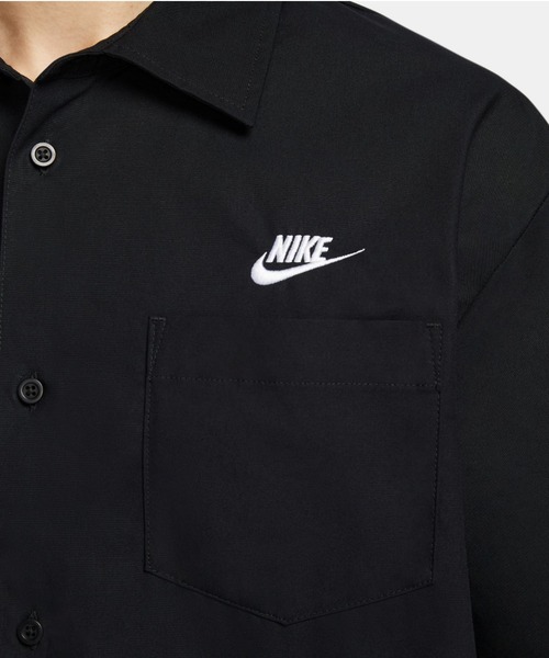 NIKE（ナイキ）の「ナイキ クラブ メンズ ショートスリーブ オックスフォード ボタンアップ シャツ / Nike Club Men's Short-Sleeve Oxford Button-Up Shirt FN3903-010 Black（シャツ/ブラウス・メンズ・ブラック・S/M/L/2XL/XL）」の9枚目の写真