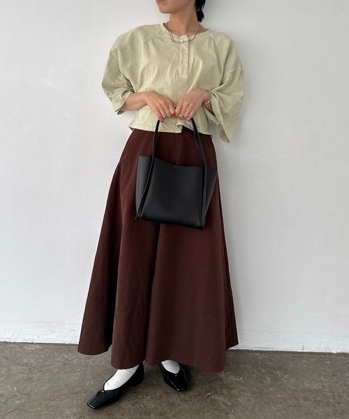 EFOLE(エフォル)の「【ZOZO限定】Simple totebag/シンプル トート バッグ(トートバッグ・レディース・オフホワイト/ブラック/グレイッシュベージュ・FREE)」の21枚目の写真