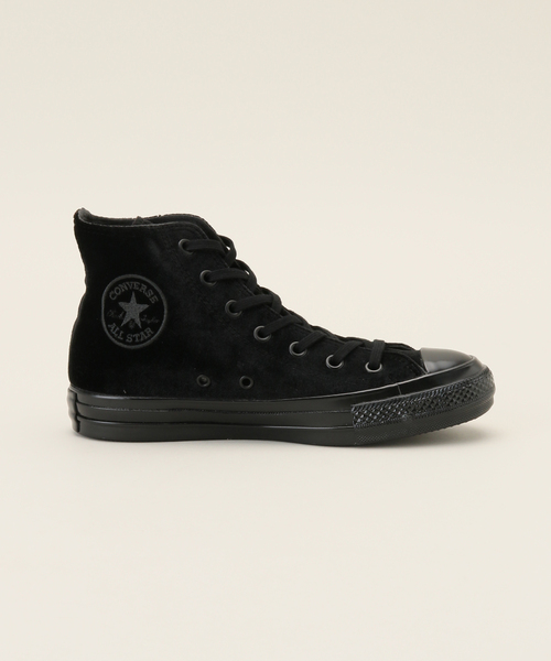 LE TALON(ルタロン)の「CONVERSE/コンバース US ベルベット HI(スニーカー・レディース・ブラック・23.5cm/23cm/24.5cm)」の4枚目の写真