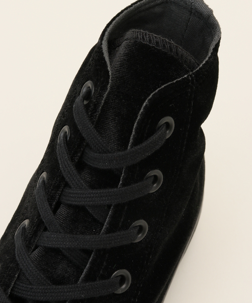 LE TALON(ルタロン)の「CONVERSE/コンバース US ベルベット HI(スニーカー・レディース・ブラック・23.5cm/23cm/24.5cm)」の8枚目の写真