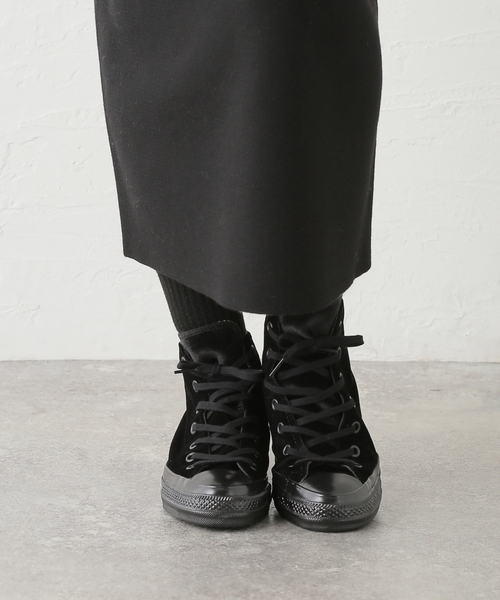 LE TALON(ルタロン)の「CONVERSE/コンバース US ベルベット HI(スニーカー・レディース・ブラック・23.5cm/23cm/24.5cm)」の13枚目の写真