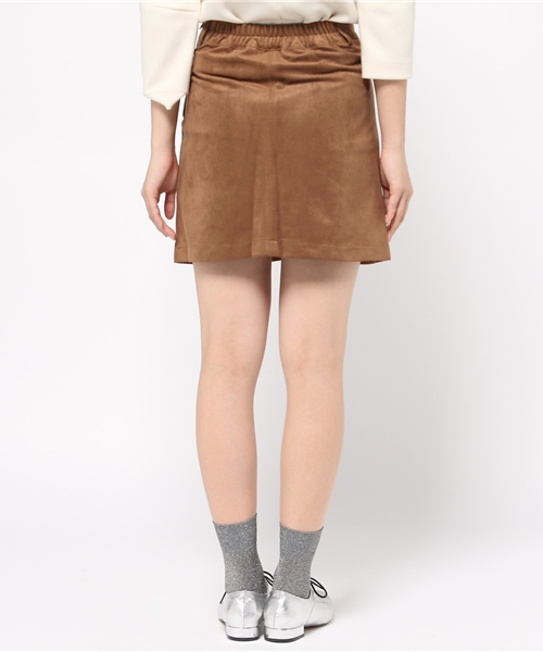 Chico（チコ）の「【who's who Chico】　スエードボックススカート（スカート・レディース・キャメル・FREE）」の3枚目の写真