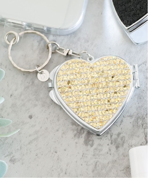 niko and...（ニコアンド）の「リバーシブルハートミラーチャーム（その他小物・レディース・レッド/グレー/イエロー・0）」の3枚目の写真