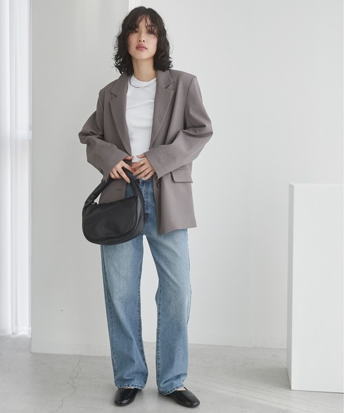 ANGIE（アンジー）の「ハーフムーンBAG（ハンドバッグ・レディース・ブラック/オフホワイト/ブラウン/レッド・FREE）」の16枚目の写真