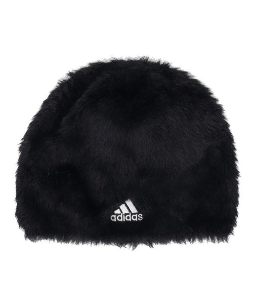 adidas（アディダス）の「adidas/アディダス ビーニー FUR BEANIE ファービーニー 244011608（ニットキャップ/ビーニー・メンズ・ホワイト/ブラック・FREE）」の2枚目の写真
