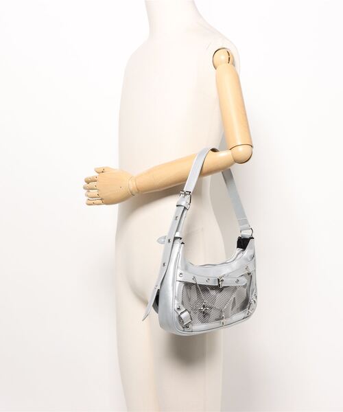 almo（アルモ）の「【LAMPOON】痛ハンドバッグ（ハンドバッグ・レディース・ブラック/シルバー・FREE）」の13枚目の写真
