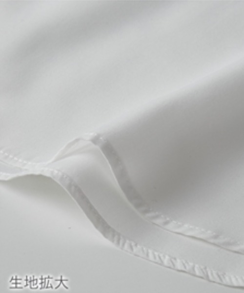 Petitjo(プッチージョ)の「小さいサイズ 【入学式・卒業式・フォーマル】Aラインジャケットフォーマル3点セット(Aラインジャケット+袖フリルブラウス+テーパードパンツ)低身長さん・小柄女性(スーツセット・レディース・グレイッシュベージュ/ネイビー・PS(XS-S)/PS/PM/PL)」の10枚目の写真