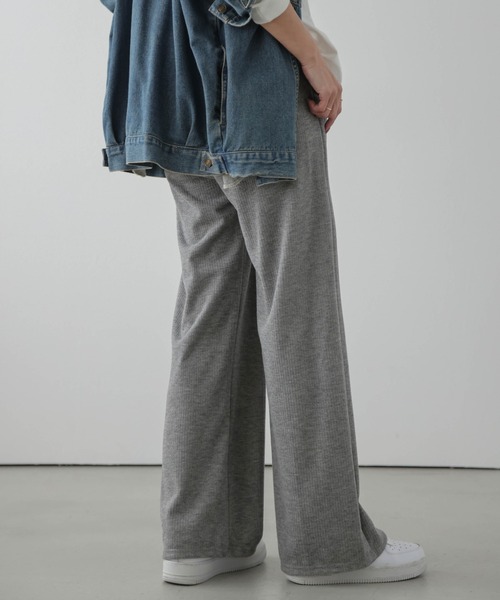 La-gemme(ラジェム)の「ストレッチリブパンツ(その他パンツ・レディース・アイボリー/ブラック/グレー/ブラウン・M/L)」の16枚目の写真