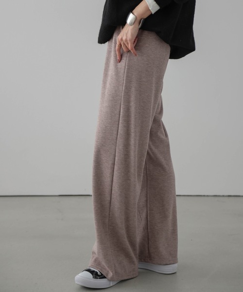 La-gemme(ラジェム)の「ストレッチリブパンツ(その他パンツ・レディース・アイボリー/ブラック/グレー/ブラウン・M/L)」の20枚目の写真