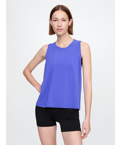 GAP(ギャップ)の「GapFit ブリーズ タンクトップ(タンクトップ・レディース・グレー/ブルー/ブラック/ホワイト/ネイビー・L/XXS/S/M/XS)」の5枚目の写真