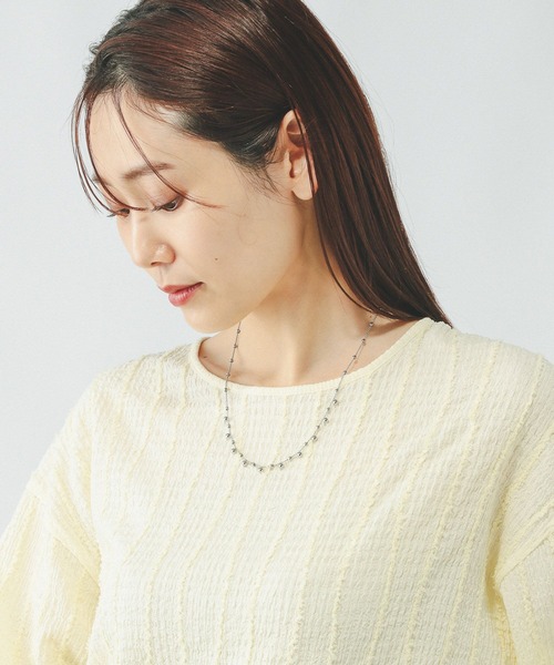 ステンレスランダムボールネックレス/289699（ネックレス