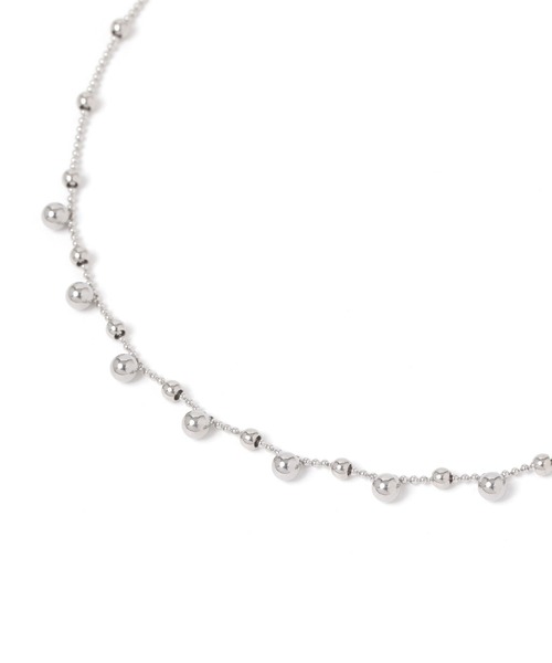 ステンレスランダムボールネックレス/289699（ネックレス）｜GLOBAL