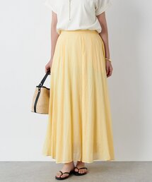 un dix cors | ハイツイストシアーフレアスカート(スカート)