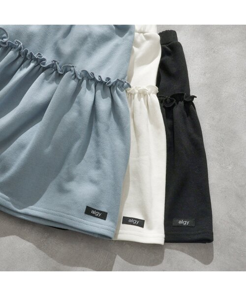 algy（アルジー）の「ラインリボンセットアップ（セットアップ・キッズ・ブラック/アイボリー/サックスブルー・XX-SMALL/SMALL/MEDIUM/X-SMALL）」の7枚目の写真