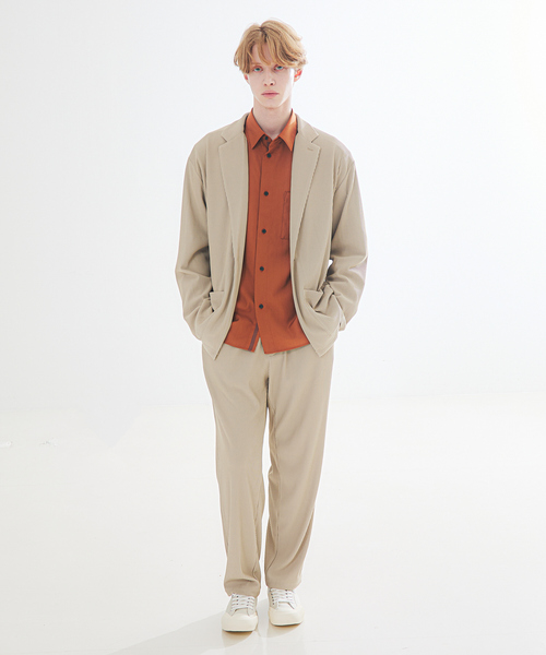 ABAHOUSE(アバハウス)の「【セットアップ対応】プリーツ イージースラックス(その他パンツ・メンズ・ベージュ/ブラック・48/46/44)」の17枚目の写真