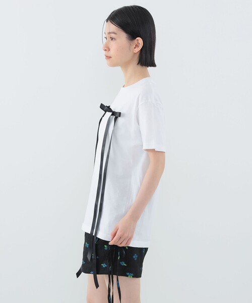 CAROLINA GLASER（カロリナ グレイサー）の「ロングリボン コットン T