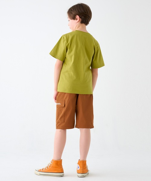 KRIFF MAYER Kid's Collection(クリフメイヤーキッズコレクション)の「【綿100%】楽LUCK-T(勇者キャンプ)(Tシャツ/カットソー・キッズ・オフホワイト/チャコール/ネイビー/ライトグリーン・120/130/140/150/160/170)」の7枚目の写真