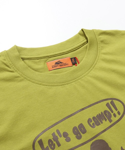KRIFF MAYER Kid's Collection(クリフメイヤーキッズコレクション)の「【綿100%】楽LUCK-T(勇者キャンプ)(Tシャツ/カットソー・キッズ・オフホワイト/チャコール/ネイビー/ライトグリーン・120/130/140/150/160/170)」の17枚目の写真