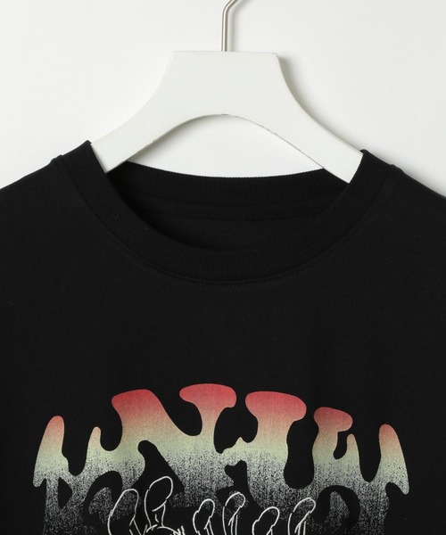 Anui（アニュイ）の「【UNISEX/3サイズ展開】ホローヤンキーラビットTシャツ（Tシャツ/カットソー・レディース・ライム/オフホワイト/ブラック・SMALL/MEDIUM/LARGE）」の13枚目の写真