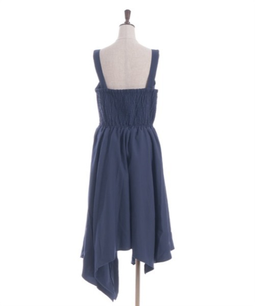 axes femme（アクシーズファム）の「イレヘムシルエットジャンスカ（ジャンパースカート・レディース・ブラック/ネイビー・FREE）」の9枚目の写真