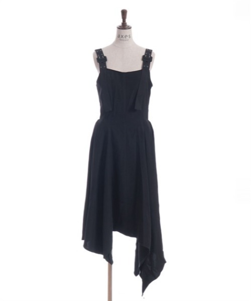 axes femme（アクシーズファム）の「イレヘムシルエットジャンスカ（ジャンパースカート・レディース・ブラック/ネイビー・FREE）」の16枚目の写真