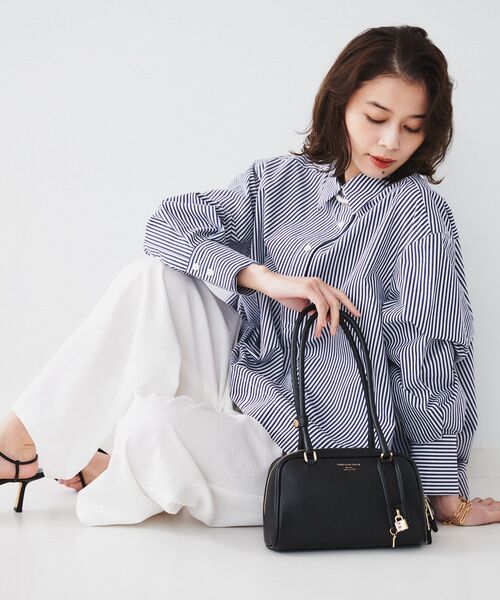 UNTITLED（アンタイトル）の「◆【CHRISTIAN VILLA】PEGGY（ペギー）チャーム付ボストンバッグ（ボストンバッグ・レディース・キャメル/ブラック/アイボリー・00）」の14枚目の写真