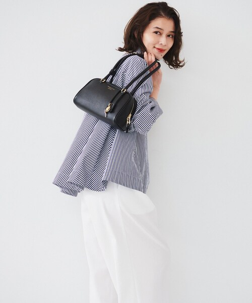 UNTITLED（アンタイトル）の「◆【CHRISTIAN VILLA】PEGGY（ペギー）チャーム付ボストンバッグ（ボストンバッグ・レディース・キャメル/ブラック/アイボリー・00）」の15枚目の写真