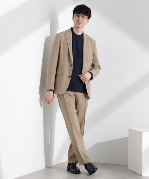 ナノ・ユニバース　セットアップジャケットパンツ　極美品 Amazon | [ナノ・ユニバース] ノーカラー ジャケット