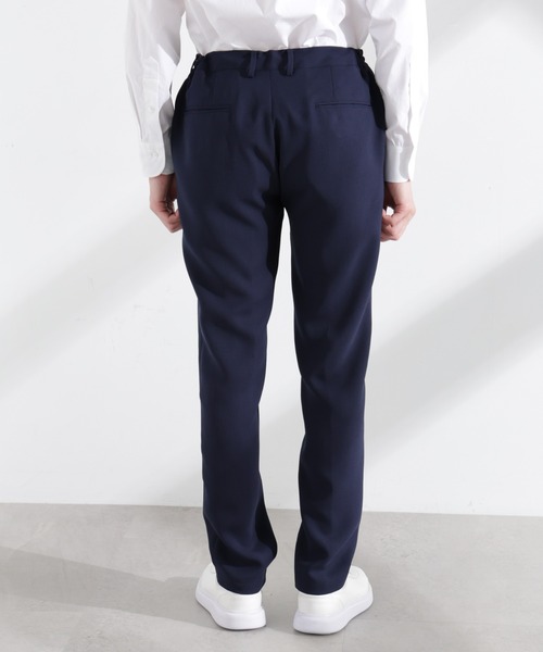 NANO universe（ナノユニバース）の「「N TROUSERS PREMIUM」強撚ピケストレッチパンツ(セットアップ可)（スラックス・メンズ・ベージュ/ネイビー・S/M/L）」の18枚目の写真