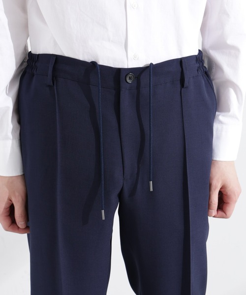 セール】「N TROUSERS PREMIUM」強撚ピケストレッチパンツ