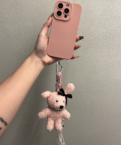 ALTROSE(アルトローズ)の「ハート カラビナ付き ボア ドッグ マルチチャーム 犬 ぬいキーホルダー ぬいぐるみチャーム バッグチャーム(チャーム・レディース・ブラック/ホワイト/ブラウン/ピンク・FREE)」の20枚目の写真
