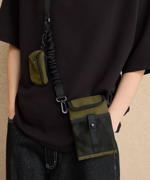 LAKOLE（ラコレ）の「リストポーチ付きマルチショルダーバッグ / 287476（ショルダーバッグ・メンズ・カーキ/パープル/ブラック・FREE）」の22枚目の写真